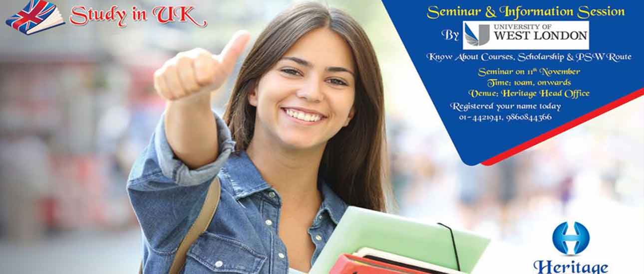 JOIN INFORMATION SESSION WITH UNIVERSITY OF WEST LONDON