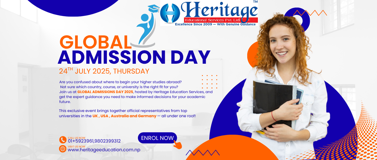 GLOBAL ADMISSIONS DAY – 24 July 2025 | On-the-Spot Admission & Expert Counselling!