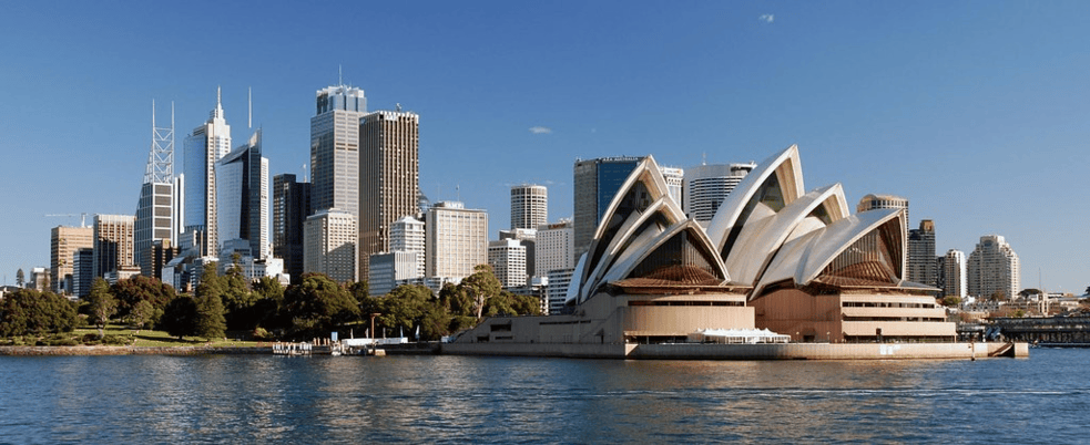 Sydney Opera House and city skyline, Australia